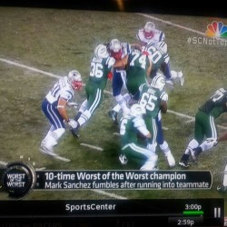 #espn #jets #nyjets #worst #failure #buttfumble 10 time champ!