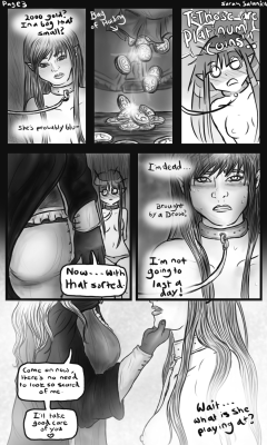 sarahsalanica:  NSFW! Page 3 ofÂ â€˜Can(â€™t) Buy Loveâ€™.Iâ€™m aiming to do two pages a week for this comic, one page Tuesday (itâ€™s Tuesday morning where I am XD) and the second Friday.Page 2- Â http://sarahsalanica.tumblr.com/post/135710797965/sfw-pag