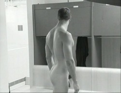 rugbyplayerandfan:  Random b&amp;w rugby 4   Rugby players, hairy chests, locker rooms and jockstraps Rugby Player and Fan