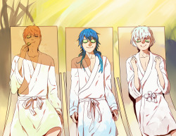 darkgreyclouds:   DRAMAtical Spa Day  I’ve been thinking about this for literally 3 months.