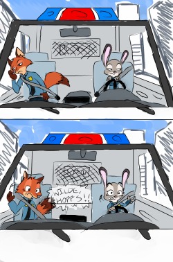 quirky-middle-child: Quick comic I had in mind. Nick did study for Crime and PUN-ishment! Reference to CSI Miami  &gt;W&lt;!