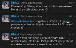 goldglitterlaidedges:black-american-queen:bonitaapplebelle:babybutta:Okay. Let’s look at it like this Khloe. Your sister is a 17 year old girl who comes from a rich family. She doesn’t have to worry about anything but not being caught in public without