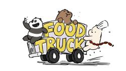 wedrawbears:  Tune in tonight at 6:30 PM on Cartoon Network for a brand new episode of We Bare Bears, “Food Truck” storyboarded by Abe Audish and Bert Youn! (Promo drawn by the talented Abe Audish!) Don’t miss it!Also, thank you everyone for all