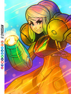 sykosan:Fan art of Samus Aran from Metroid :)Dowload original files here: https://gum.co/uEmH