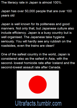 xuenxuen:  ultrafacts:    Sources: 1 2 3 4+4 5 6 7 8 9 10 Follow Ultrafacts for more facts daily.    This just means I should live in Japan