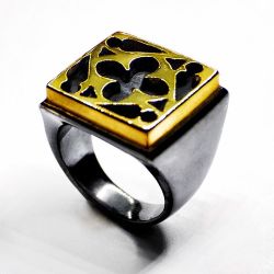 macabregadgets:  MACABREGADGETS.COM #macabregadgets #finejewelry #mgjewelry #jewelry #black #fashion #pure #light #window #light #rose #vitrage #architecture #sterlingsilver #silver #gold #design #sculpture #ring #mensfashion #mensjewelry #homme #unisex