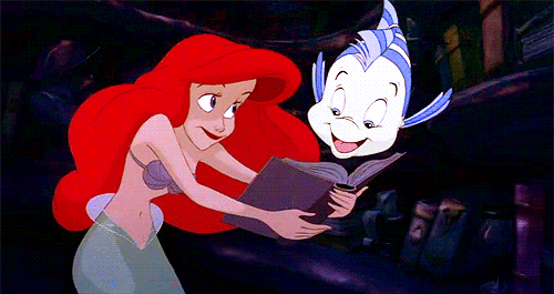 books disney gifs Reading disney characters with books  youngadultatbooktopia •