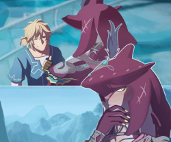 my-court-of-miracles:  BELIEVE IN SIDON WHO BELIEVES IN LINK WHO BELIEVES IN SIDON WHO BELIEVES IN– screams i love sidon’s lil cat-like snoot 