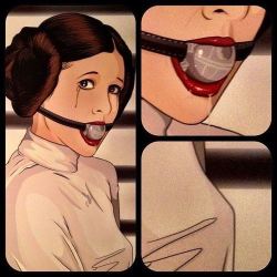 Princess Leia death-star-gagged