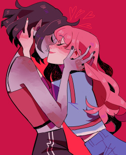 casanovakevin:  bubbline….i love marceline with short hair patreon 