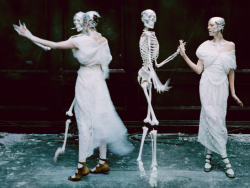 mashamorevna:  Agyness Dean in “Spooky” by Tim Walker for LOVE Magazine (Spring/Summer 2015)
