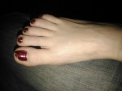 Who wants to buy my wife a pedicure. Use donate button on my blog to help her out