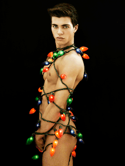 gay-art-and-more:  queerandquaint:  paradiseofmen:  Brandon Bailey   Queer &amp; Quaint | Xmas-EditionA very merry Christmas to all and especially to all my fellow followers! Thanks so much! I’m appreciating every click :)  Happy Holidays from “Gay