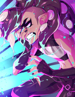 king-hime:  Inkantation   “I didn’t ask to wake up, but there’s no going back now…”Julien being un-brainwashed by DJ Octavio or somthin. He just doesn’t understand squids and the power they hold.Patrons were able to see this post early!Support