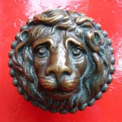 theoddmentemporium:  Doorway to Narnia This doorknob is on the door of the rectory at St. Mark’s Church in Belfast where C S Lewis’s grandfather was reverend. Situated at about head height for a young child the doorknob is decorated with the image
