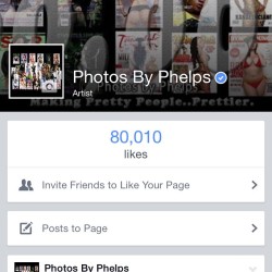 Holy moley!!!!! 80,000 likes on the fan page!!!!! Thank you to the models who shootcwithvmevand help carry my gear.. To the fans who inbox me and thanks to friends who listen to me rant and whine about getting images done in time. You all make it possible