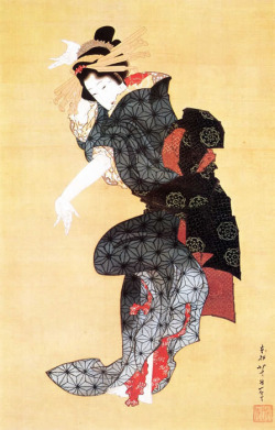 japaneseaesthetics:  Teodori Figure.  1818-29, Japan, by Katsushika Hokusai 