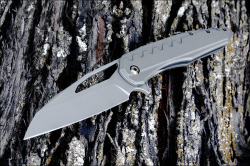 munroeknives:   Sigil MKIII Blade length: 3 1/2 inches                                                                                OAL: 7 7/8 inches featuring CPM-S90V, 6AL4V titanium, zirconium, &amp; titanium
