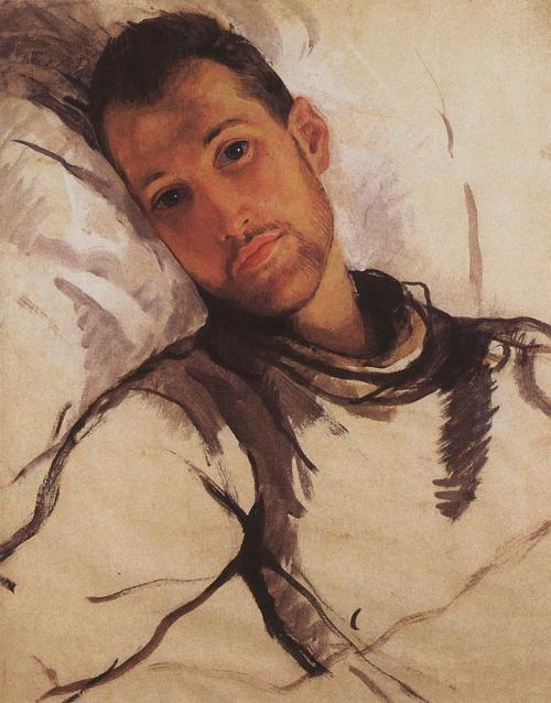 expressionism-art:Portrait of R. Ernst, 1922, Zinaida Serebriakova