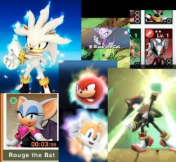 aawesomepenguin:All Sonic Characters (the Chaotix were also shown) confirmed to be in Super Smash Bros. Ultimate. Shadow will be an Assist Trophy, but the others will be spirits.