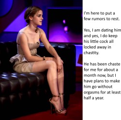 chastityfemdom:  Emma Watson 