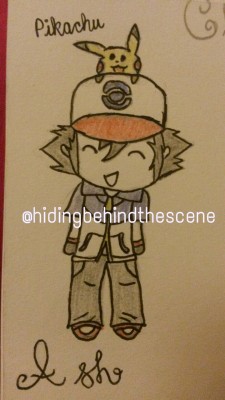 hidingbehindthescene:  ☆⌒(≧▽​° ) it’s ash ketchup!! i mean… ketchum… yeah, i totally meant ketchum…. 