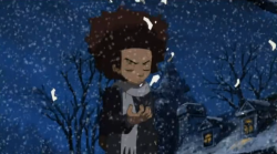 wordswilling:  A Huey Freeman Christmas:   We all want to believe in miracles on Christmas - all of us. But Christmas miracles only happen in the lies adults tell children, and maybe in Christmas specials.  