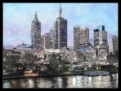 FotoSketcher - Melbourne by FotoSketcher on Flickr.