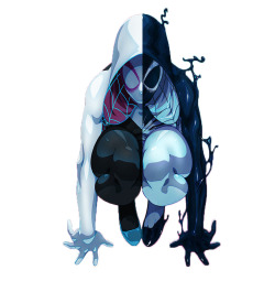 spidergwenverse:Spider Gwen White O Dark by marco097 