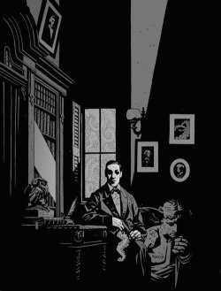 slobbering:  Mike Mignola ~ &ldquo;H.P. Lovecraft&rdquo;