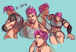 hinoart:  since most likely i won’t play this but gd zarya take me away 