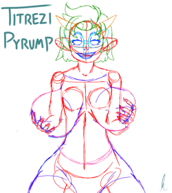titezi-pyrump-art:   Heres the drawing process sorta thing if my new blog header, since i spent most of the day drawing it. Hope yall like it!  ~Titezi Pyrump 