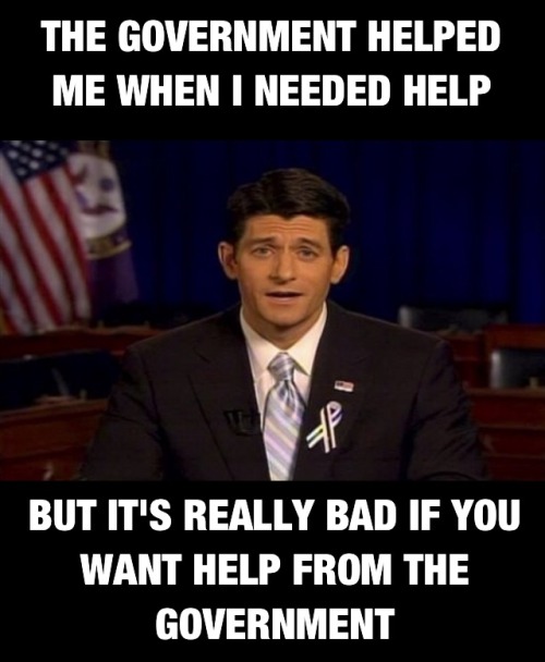 GOP Hypocrisy Paul Ryan style
