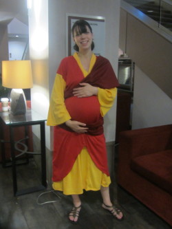 will-ruzicka:  solfeggioninja:  found a Pema at Fanime 2013 who was ACTUALLY 8 MONTHS PREGNANT. This woman takes cosplay to a whole new level!  ! 