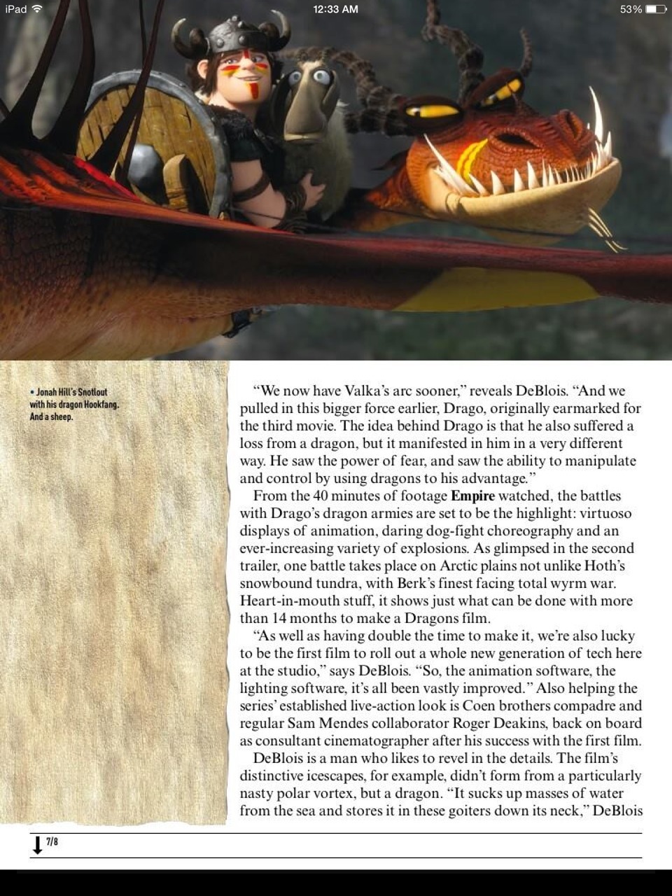 Dragons 2 [spoilers présents] DreamWorks (2014) - Page 3 Tumblr_n4voz1a7YU1sjn6zlo8_1280