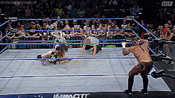 wrestlingsmarkmatty:  Austin Aries © vs. Fenix vs. Pentagon Jr. @ Impact Wrestling RedemptionTriple Threat Match for the Impact World ChampionshipMy Rating: 4.25/5 (**** ¼) || WON Rating: 3.75/5 (*** ¾)