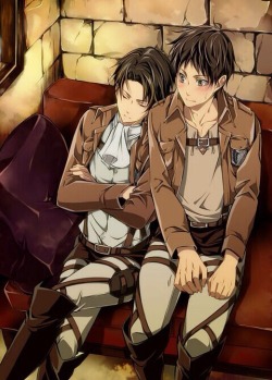 ereri-is-life:  しばお提督@壁博マ29b **I received permission to re-post. DO NOT re-post their artwork without the artist’s permission under any circumstance ** 