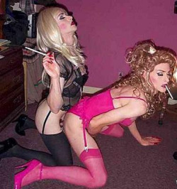 monicasissiness:  A sissy’s gayness is a deep slow pathetic swishy mincing rhythm that is extremely addictive to them.   Retro sissies are fun, do you agree?
