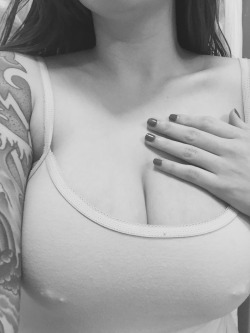 dreamfawn:  my favorite thing about nipple piercings is how they show through your shirt