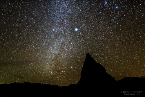 Night sky photography in Capitol Reef National Park, Utah
