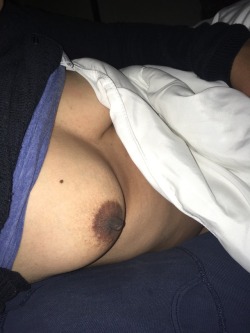 Reblog my wife’s nipples. Would you fuck her?