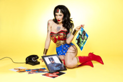 getsuswet:  wasabassco:  Micheline Pitt as Wonder Woman  ~Cere 