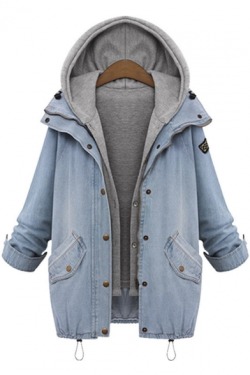 bellalalaqueen:  The Most Popular warm Tops in Tumblr.1.  Plus Size 2 in 1 Denim Coat                 ไ.38  NOWื.112.  Kawaii Cat Face Tail SweatShirt           ไ.58  NOWั.073.  Hooded Faux leather Jacket              