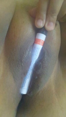 a-teasing-slut&rsquo;s deliciously creamy pussy, cumming as she masturbates with office supplies. Be sure to check out her blog :) Check out Grool.Photos for more like this!