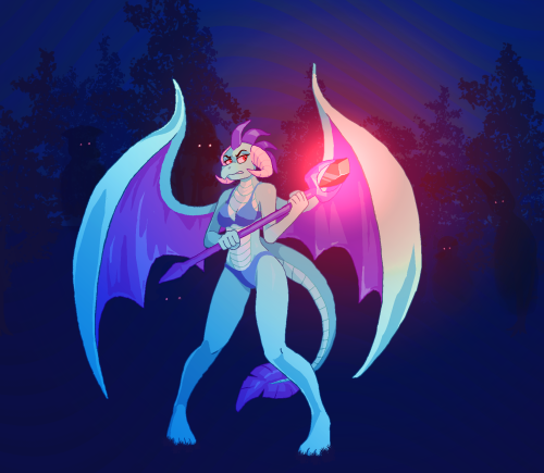 Shadow InvasionSombra made the mistake of thinking the dragons would easily be conquered with a surprise attack at night. Even now, Ember was easily fending them off, despite being only in her nightwear &ldquo;Who&rsquo;s next, huh?!&rdquo; Commission