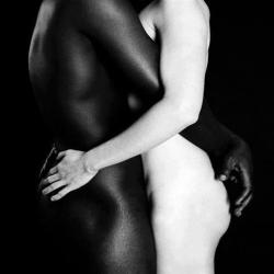 black-men-white-women:  Black &amp; White is beautifulÂ Â Black &amp; White is beautifulÂ   so erotic kisses Marie