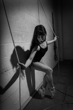 gestalta:    Model : GestaltaPhoto: Weronika Bachleda-Baca More here: http://gestalta.co.uk/blog/ballet-crutches-ropes/Shot in Edinburgh, 2015   