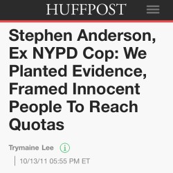 afro-dominicano:  bufotoxin:   breenewsome:  😐 #BlackLivesMatter #NYPD #EricGarner #AkaiGurley #RamarleyGraham #KimaniGray #EndBlueTerror  the article is here from 2011 (but still relevant) if anyone wants to read it   this is always relevant, this