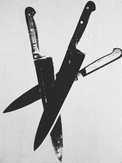 deathandmysticism: Andy Warhol, Knives, 1981 
