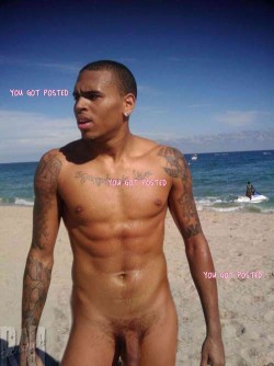 blkdiklover:  2sthboiz:  Chris Brown NAKED and caught on m/m sex tape  Is this for real? 